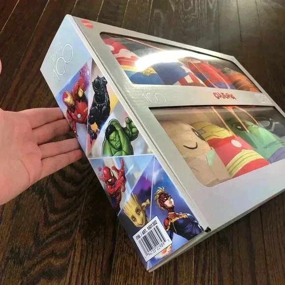 Disney 100 x Marvel Cuutopia 5” Plush 8-Pack ft. Spider-Man/Groot/Hulk - NEW!! - Picture 7 of 8